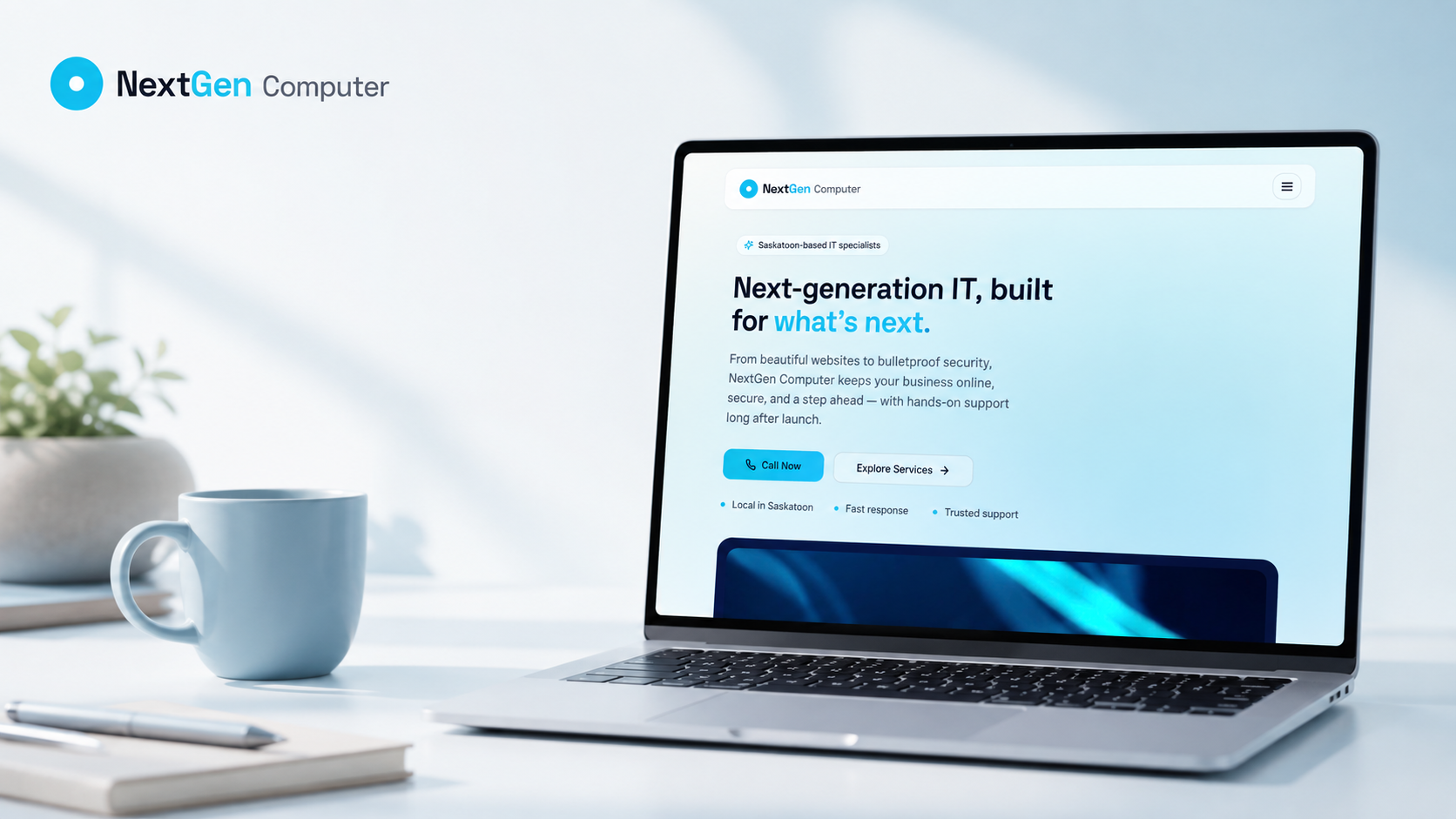 NextGen Computer IT services website homepage